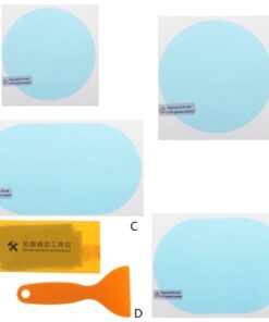 מדבקות שקופות למראות הצד אמידות למים וערפל